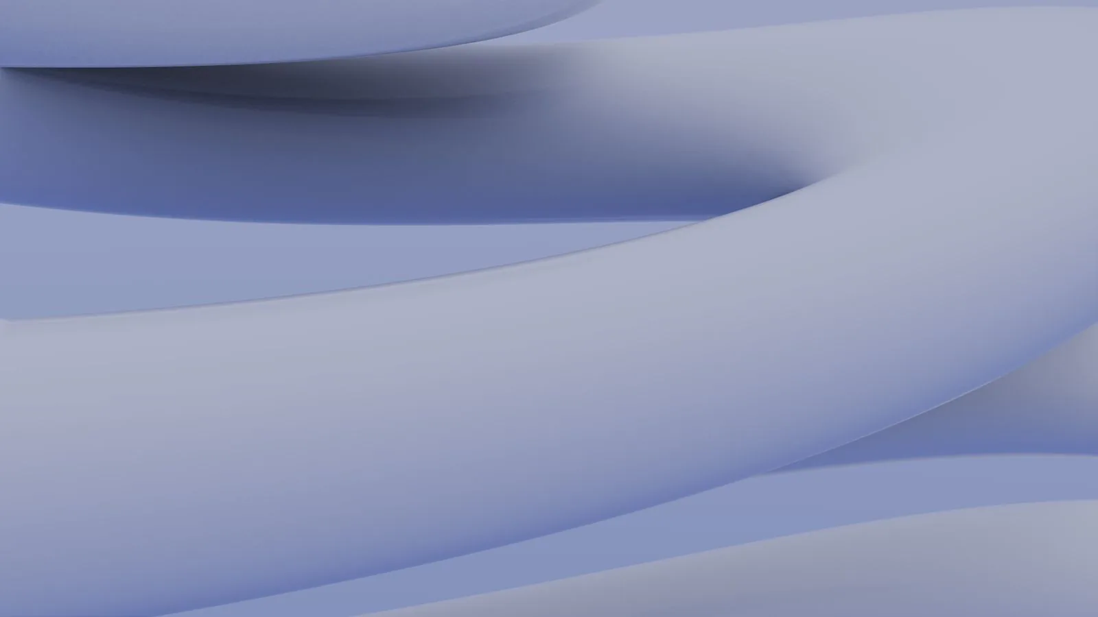 Sculptural blue abstract forms